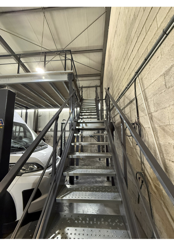 Photo chantier escalier.