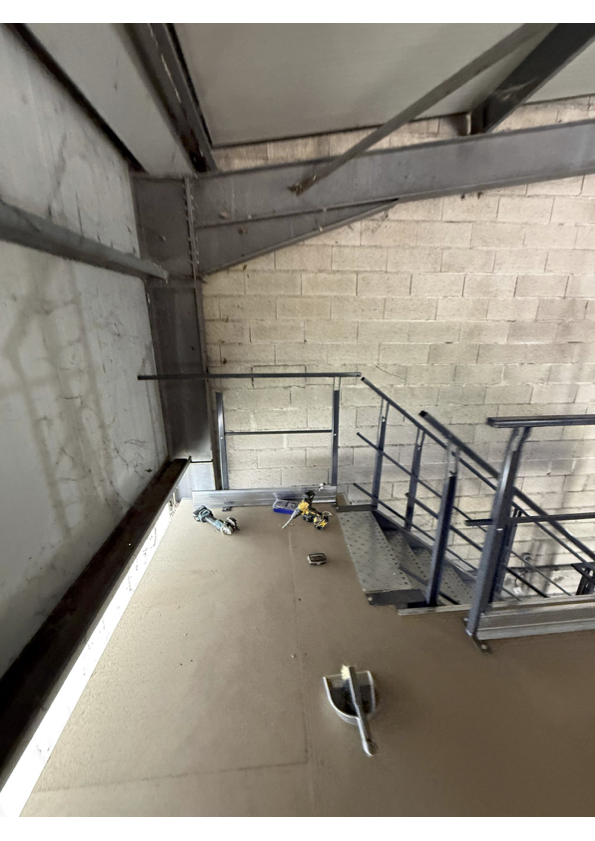 Photo chantier mezanin